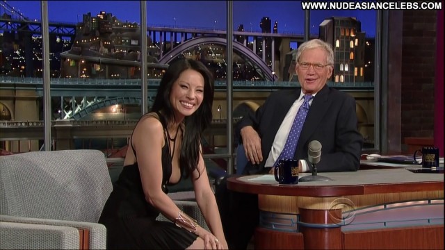 Lucy Liu Late Show With David Letterman Small Tits Posing Hot
