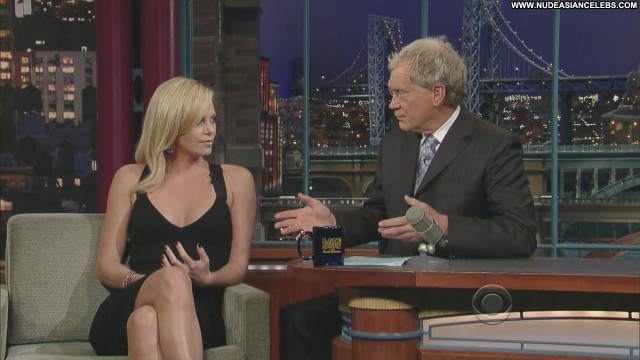 Charlize Theron The Late Show With David Letterman Small Tits