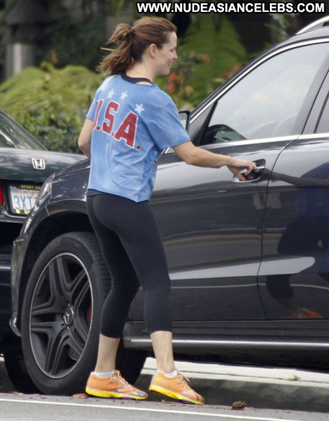 Jennifer Garner Paparazzi Gym Babe Beautiful Celebrity Posing Hot