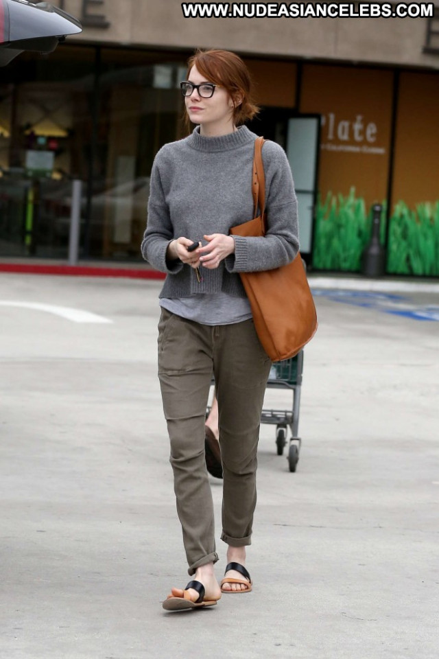 Emma Stone No Source Shopping Malibu Mali Paparazzi Babe