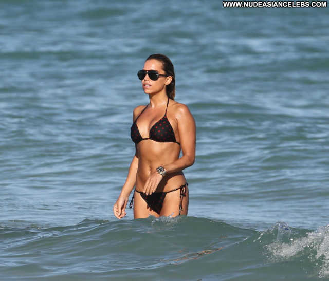 Sylvie Van Der Vaart The Beach Bikini Celebrity Beach Babe Posing Hot