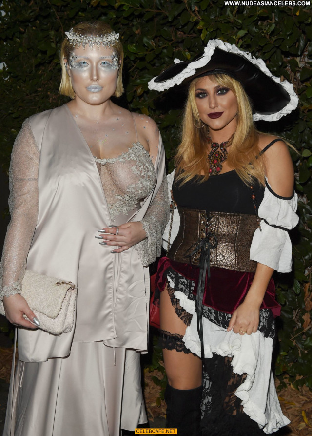 Hayley Hasselhoff Halloween Party Posing Hot Beautiful Party