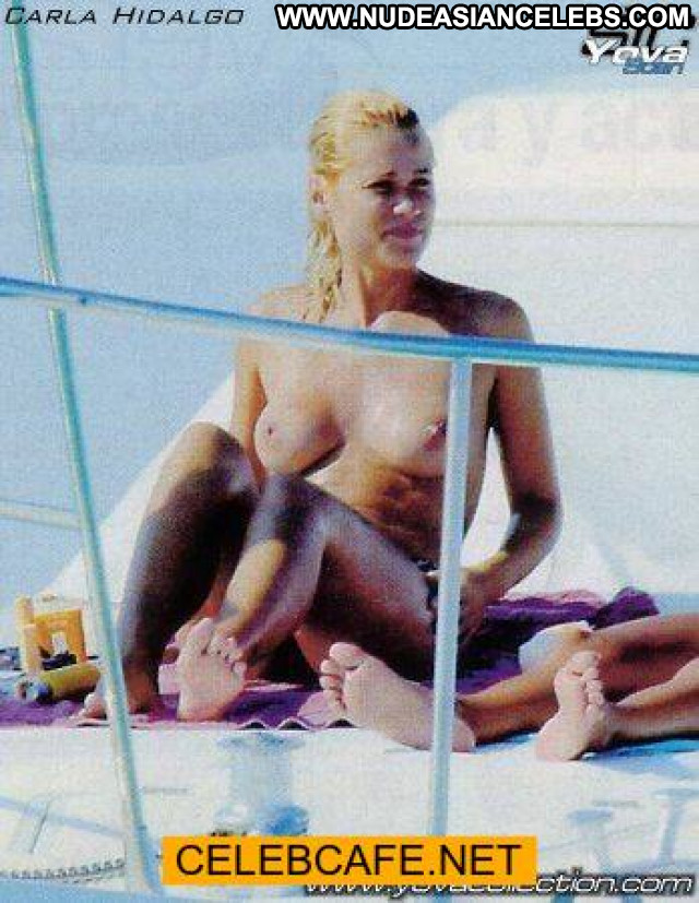 Carla Hidalgo No Source Topless Toples Yacht Posing Hot Celebrity