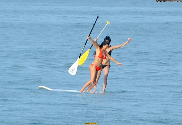 Kim Kardashian Posing Hot Babe Bikini Beautiful Mexico