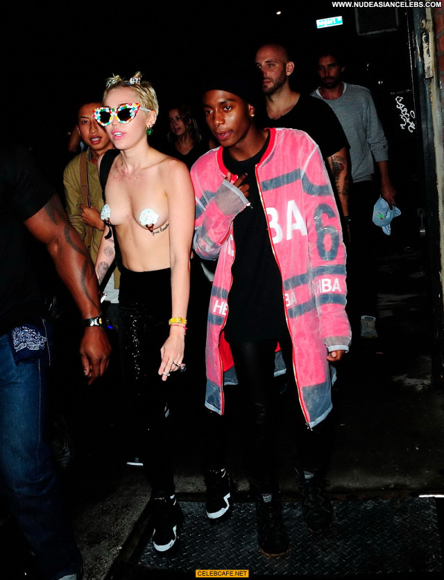 Miley Cyrus Alexander Wang After Party Topless Party Pasties Babe