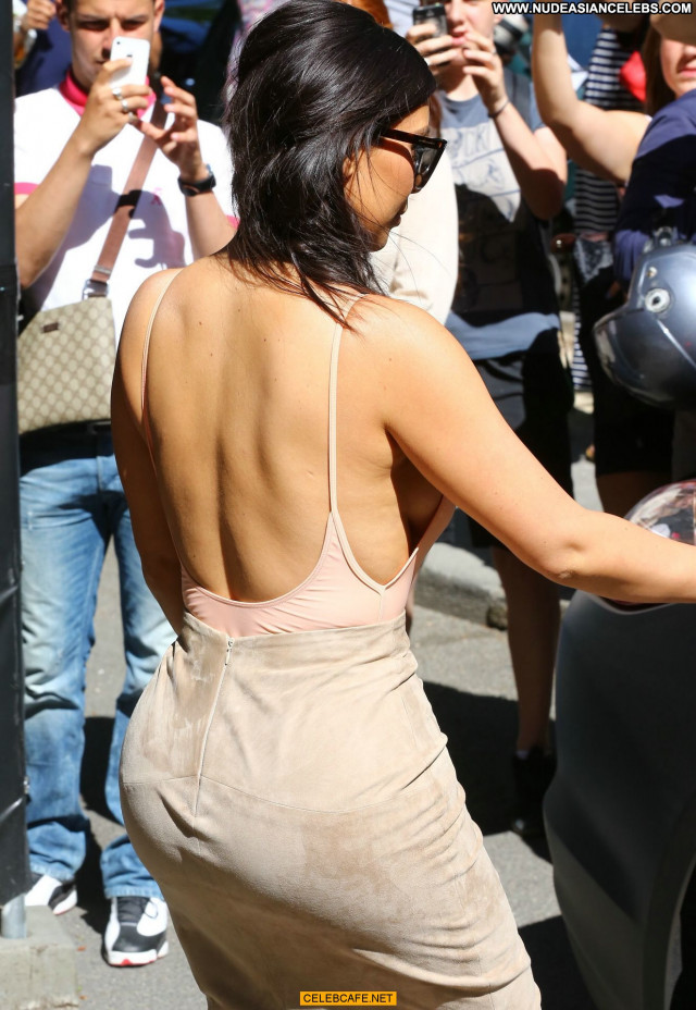 Kim Kardashian No Source Ass Celebrity Babe Paris Beautiful Posing Hot