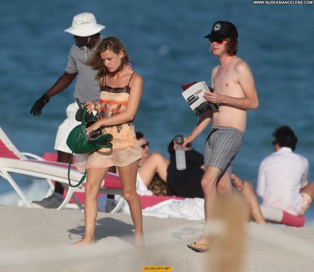 Georgia May Jagger No Source Beach Bikini Candid Posing Hot Babe