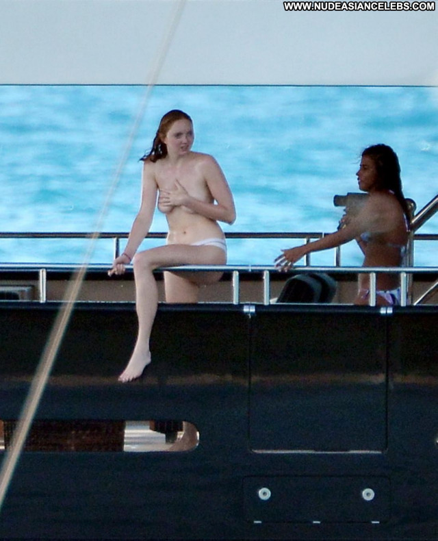 Lily Cole Less Than Perfect Big Tits Yacht Celebrity Model Topless