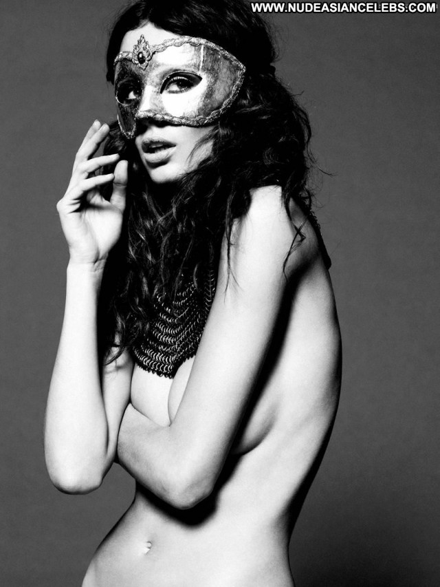 Nicole Trunfio Lovecat Magazine Masked Posing Hot Babe Photo Shoot
