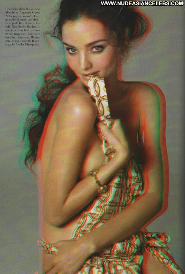 Miranda Kerr No Source Braless Cleavage Magazine Glasses Italian Big