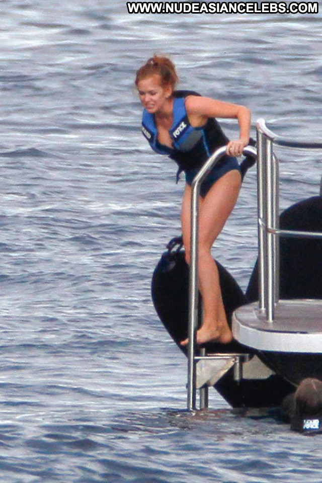 Isla Fisher No Source Babe Swimsuit Beautiful Celebrity Posing Hot