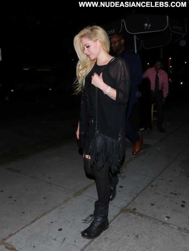 Avril Lavigne West Hollywood Celebrity Hollywood Bar Nice West