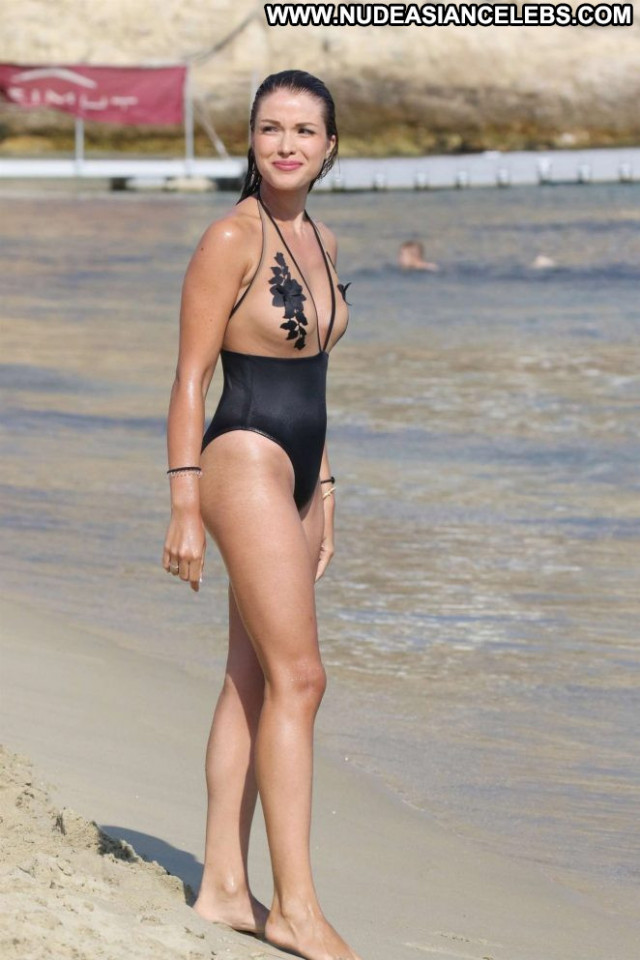 Catarina Sikiniotis The Beach Celebrity Beautiful Swimsuit Beach Babe