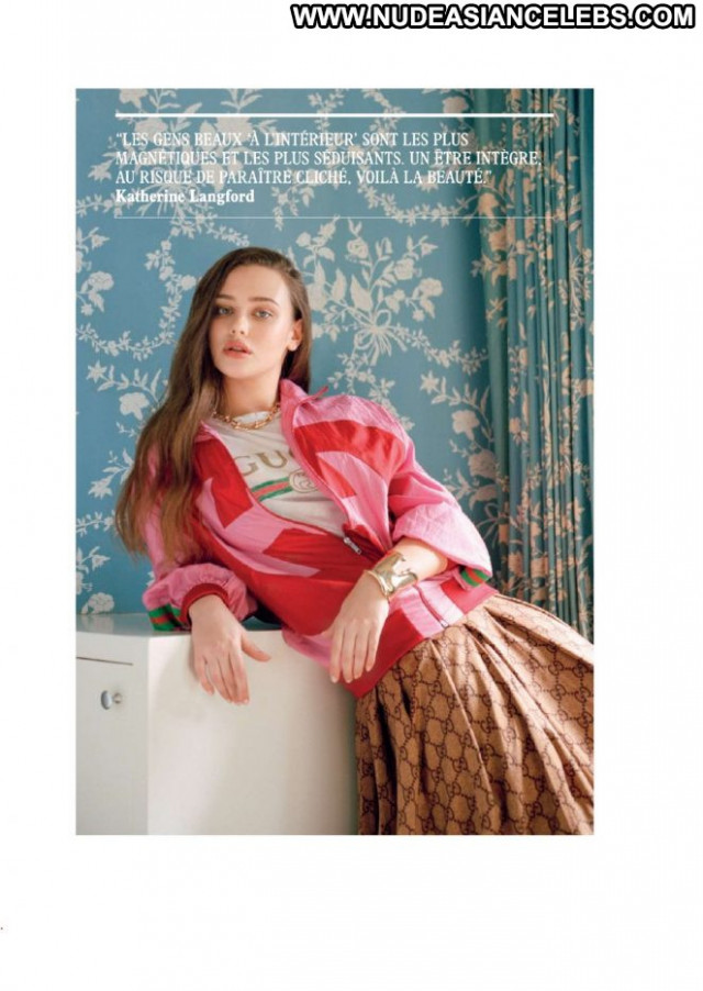 Katherine Langford S Magazine  Beautiful Celebrity Posing Hot