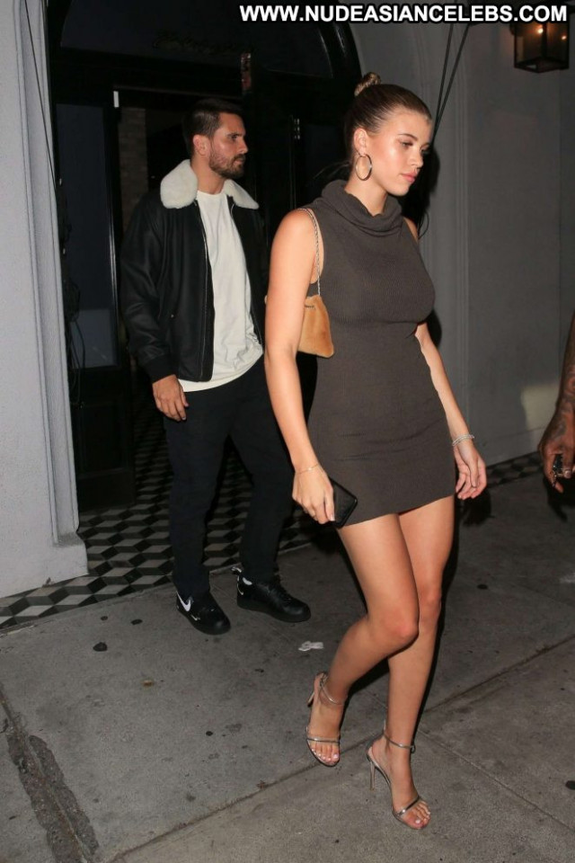 Sofia Richie West Hollywood Paparazzi Restaurant Posing Hot Celebrity