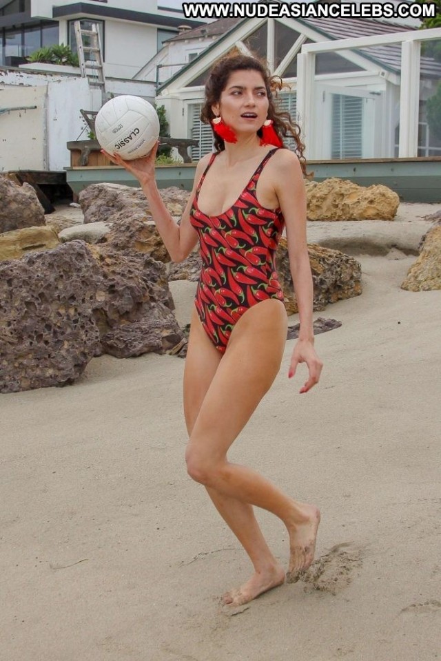 Blanca Blanco No Source Posing Hot Mali Swimsuit Beach Babe Beautiful