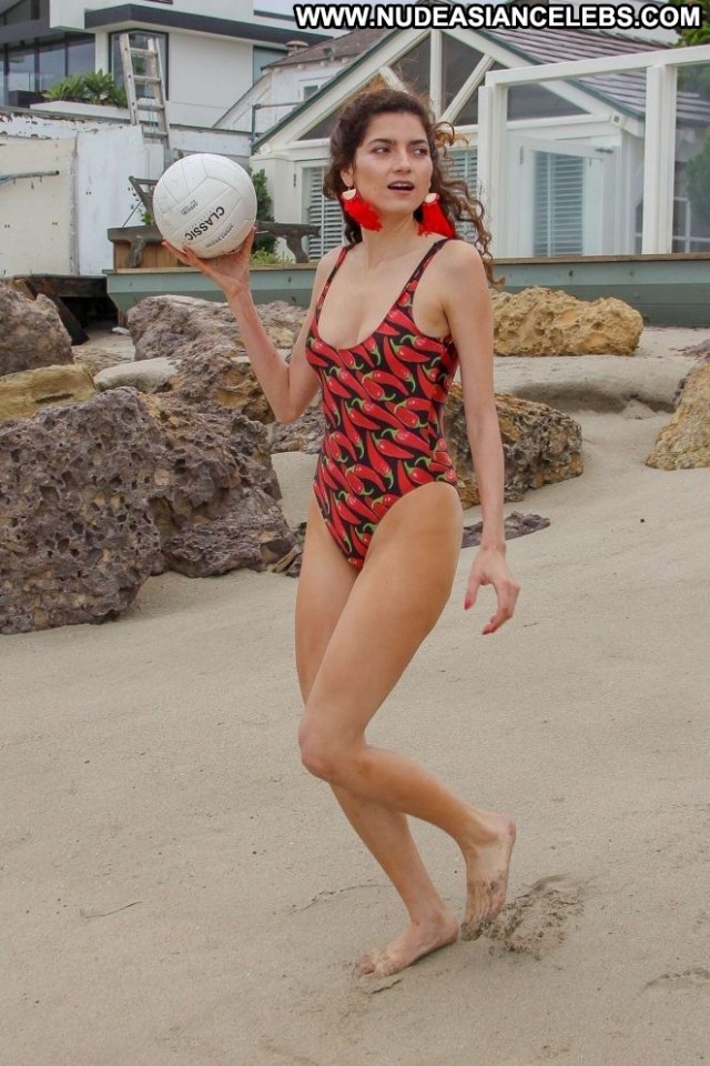 Blanca Blanco No Source Posing Hot Mali Swimsuit Beach Babe Beautiful