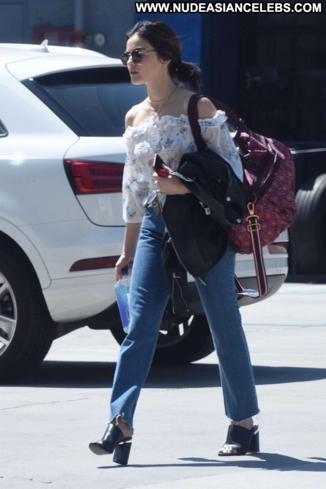 Lucy Hale Los Angeles Beautiful Paparazzi Angel Posing Hot Celebrity