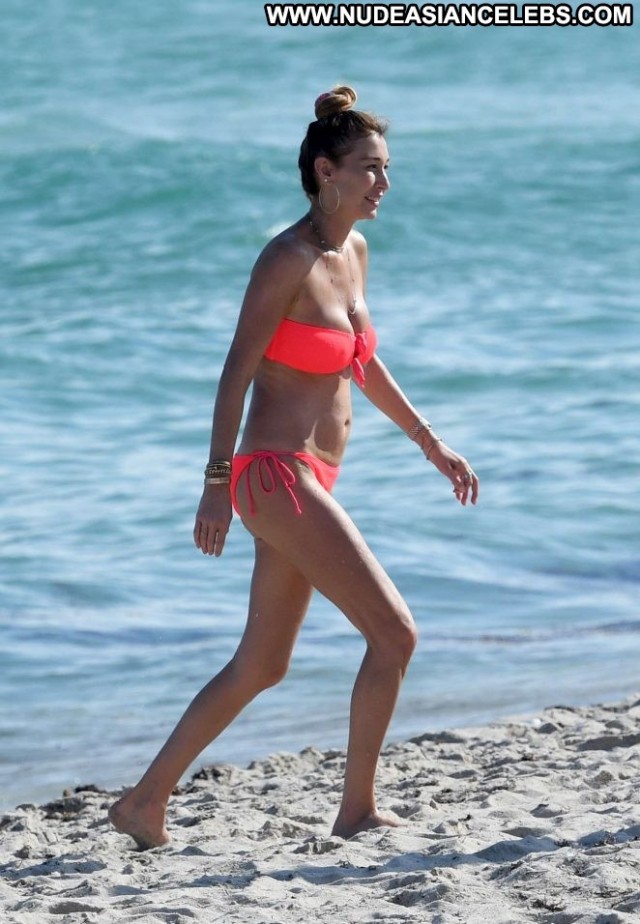 Marielle Hadid Miami Beach Celebrity Swimsuit Bikini Beach Posing Hot