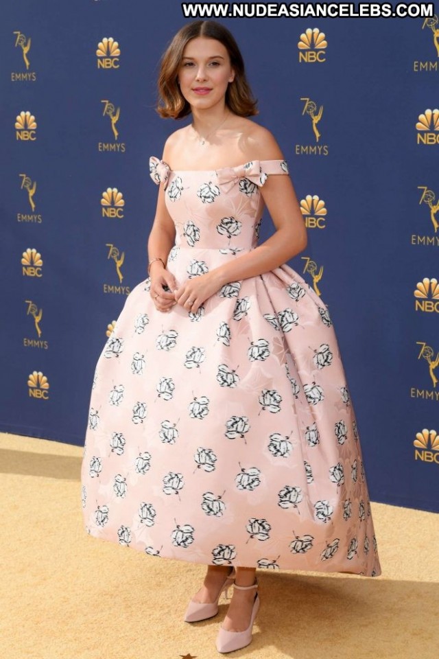 Millie Bobby Brown Primetime Emmy Awards Awards Posing Hot Babe