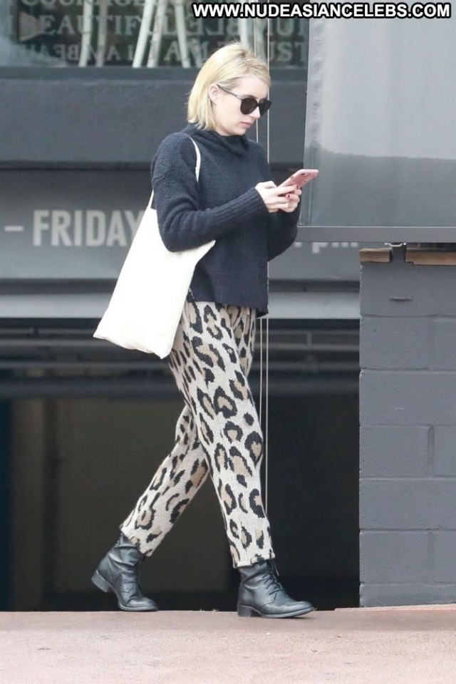 Emma Roberts Los Angeles Paparazzi Posing Hot Celebrity Babe Los