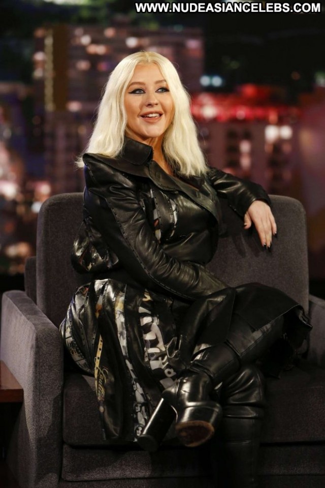 Christina Aguilera Jimmy Kimmel Live Babe Live Angel Paparazzi