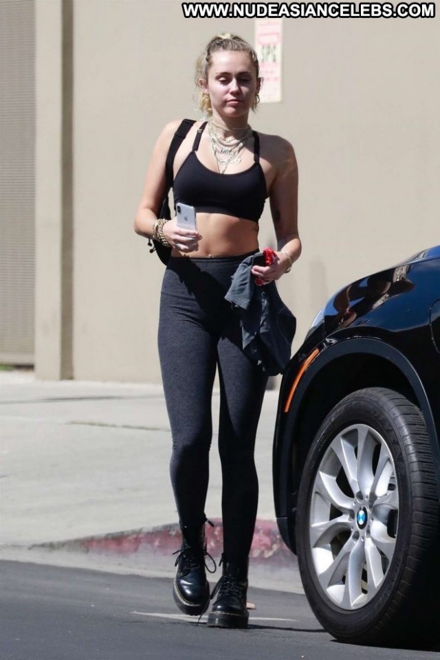 Miley Cyrus Los Angeles Los Angeles Beautiful Gym Celebrity Babe