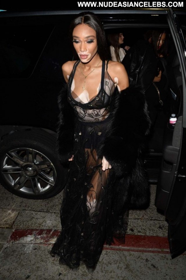 Winnie Harlow West Hollywood Hollywood Celebrity Posing Hot West