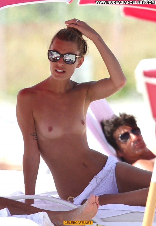 Sveva Alviti No Source Topless Beautiful Beach Posing Hot Celebrity