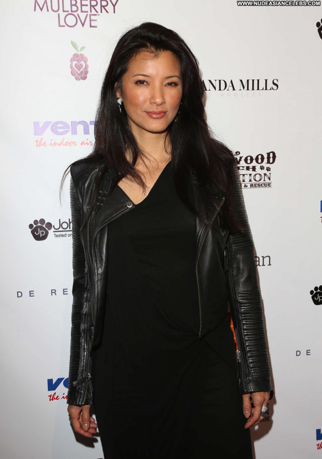 Kelly Hu No Source Paparazzi Posing Hot Celebrity Ranch Babe Beautiful