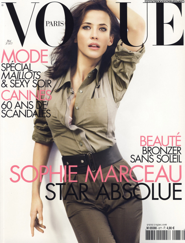 Sophie Marceau Vogue Paris Beautiful Posing Hot Babe Celebrity Paris