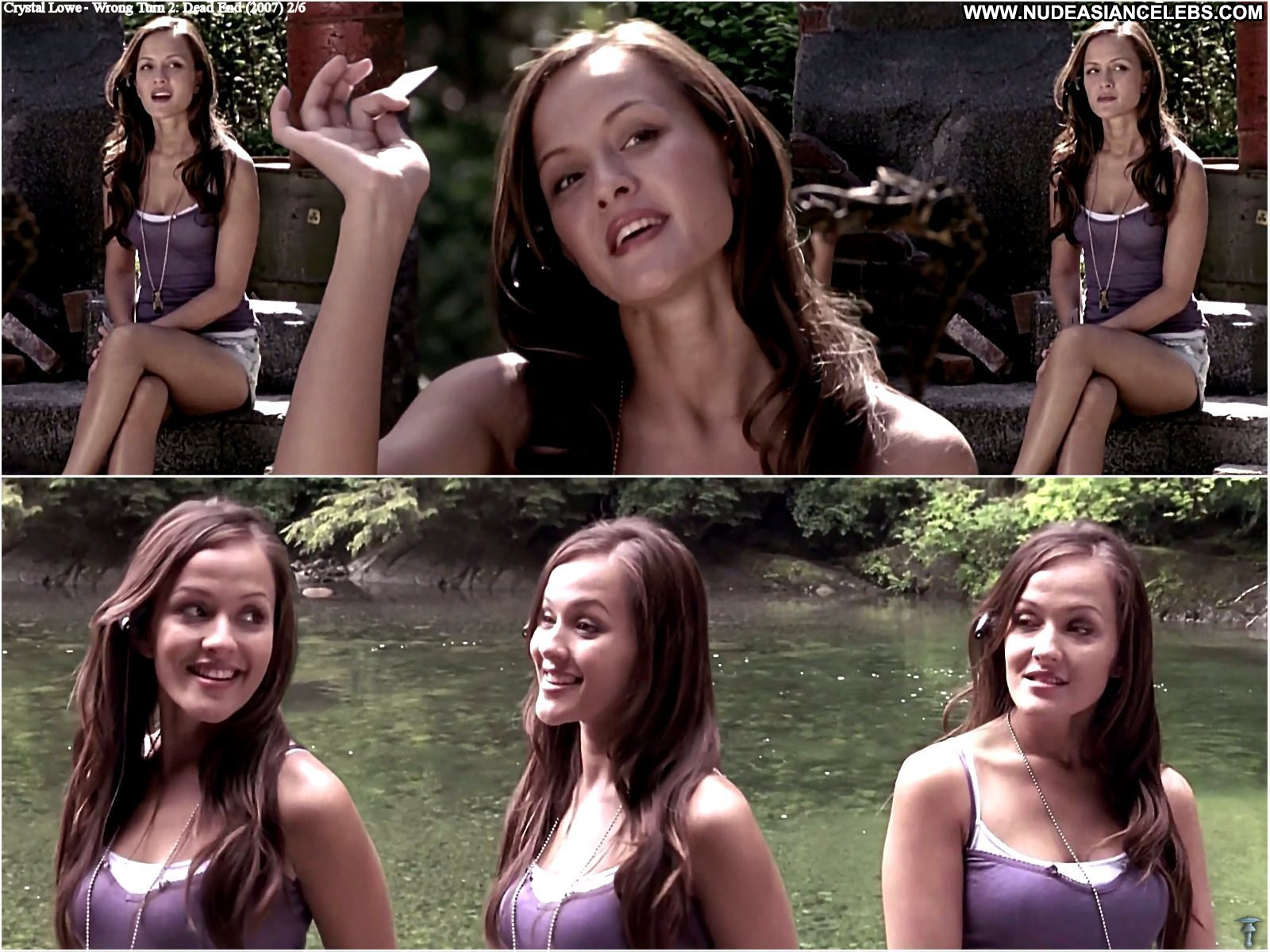 Wrong Turn 2 Crystal Lowe Posing Hot Celebrity Beautiful Babe. 